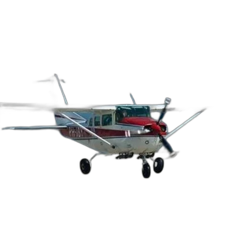 small, red, white, airplane, word, private, side, taking transparent PNG cut-out