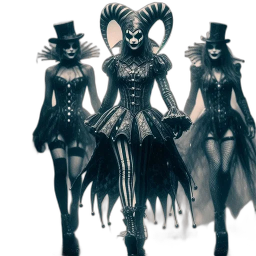 mask, concept art, fantasy art, comic book art, 3d render, dark, monochrome, three transparent PNG cut-out