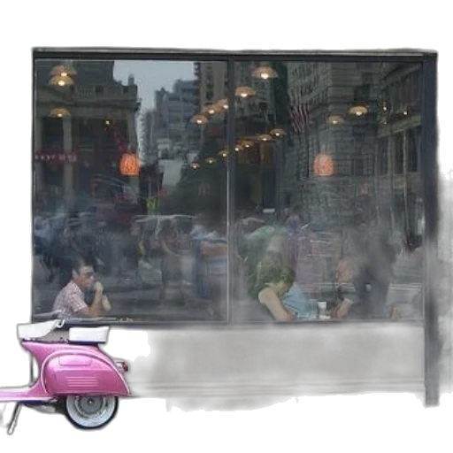 car, concept art, photorealistic, watercolor, 3d render, city street, fog, rain transparent PNG cut-out