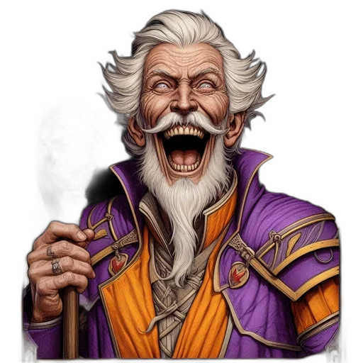 staff, face, dragon, fantasy art, concept art, photorealistic, pixel art, elderly transparent PNG cut-out