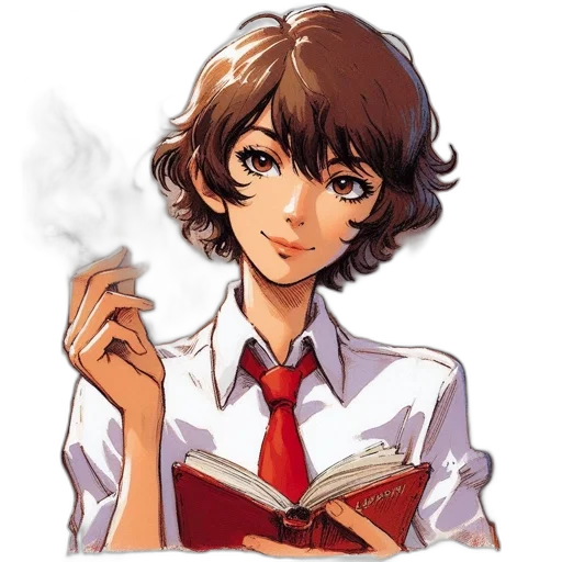 staff, face, anime, pixel art, comic book art, concept art, fire, illustrated transparent PNG cut-out