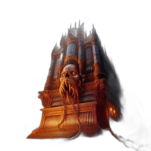 creature, crown, mask, hair, concept art, fantasy art, 3d render, photorealistic transparent PNG cut-out