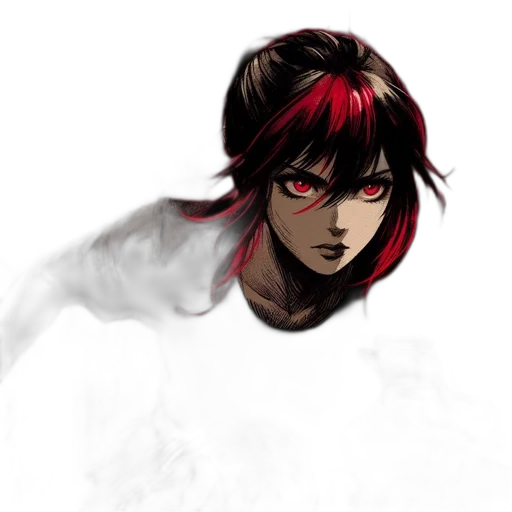 face, mask, concept art, photorealistic, comic book art, fantasy art, fire, red transparent PNG cut-out