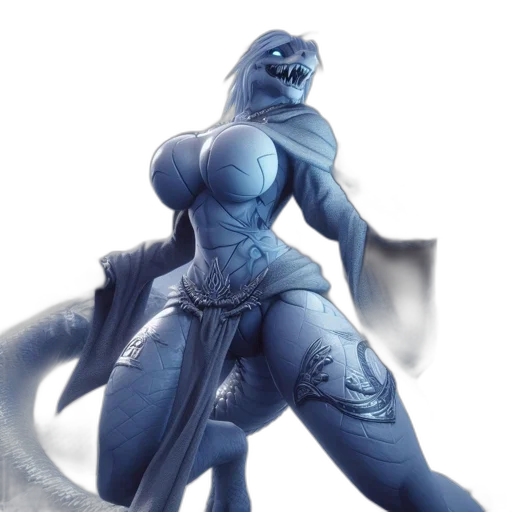 dragon, creature, concept art, 3d render, fantasy art, photorealistic, blue, fantastical transparent PNG cut-out