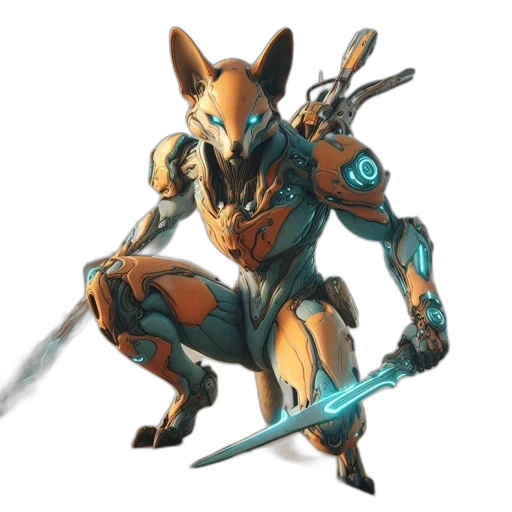 weapon, staff, animal, robot, concept art, fantasy art, pixel art, comic book art transparent PNG cut-out