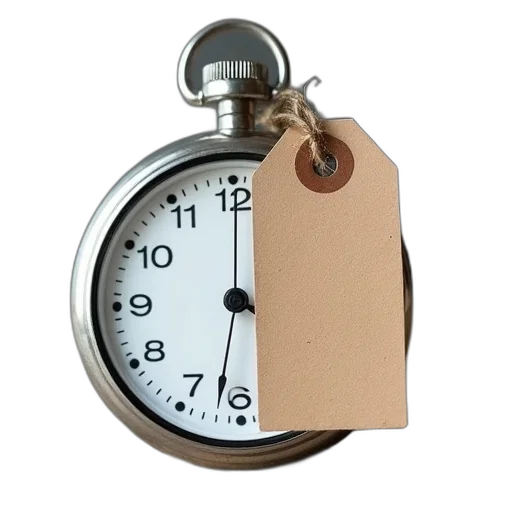 jewelry, 3d render, silver, stopwatch, two, pieces, paper, tag transparent PNG cut-out