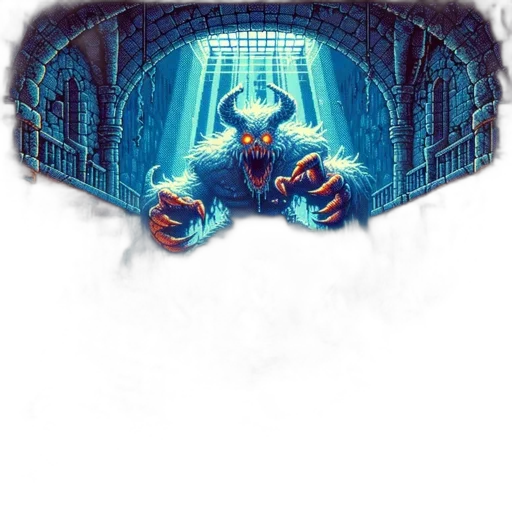 robot, mask, crown, weapon, concept art, pixel art, cyberpunk, comic book art transparent PNG cut-out