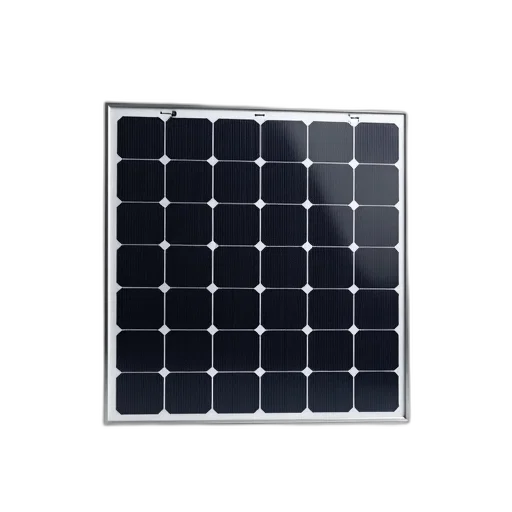 white, background, large, square, solar, panel, center, has transparent PNG cut-out