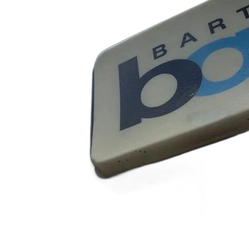 robot, 3d render, sign, word, bart, blue, logo, against transparent PNG cut-out