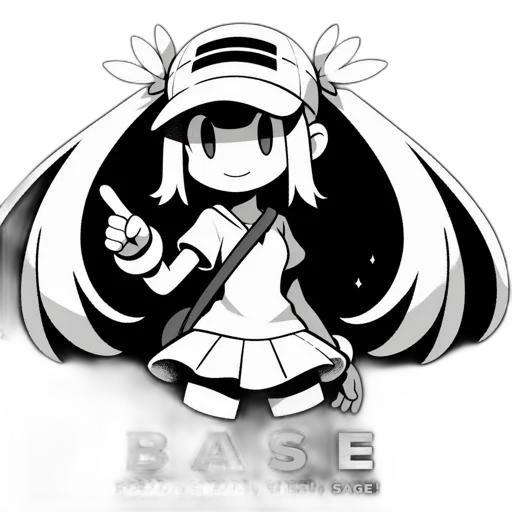 staff, weapon, hat, anime, cartoon, concept art, pixel art, monochrome transparent PNG cut-out