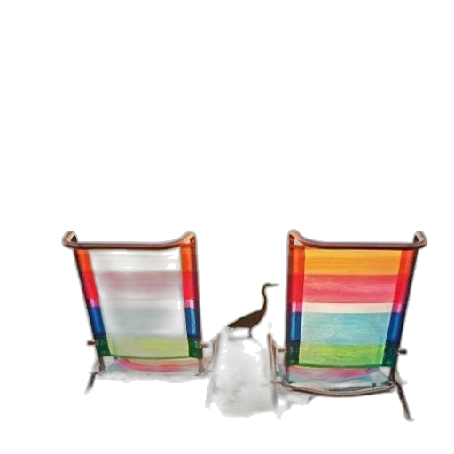 furniture, umbrella, 3d render, beach, colorful, sunset, mary, kay transparent PNG cut-out