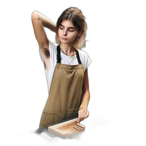 dress, staff, jewelry, photorealistic, concept art, oil painting, fantasy art, earth tones transparent PNG cut-out