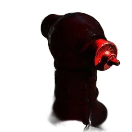 bottle, mask, animal, weapon, 3d render, concept art, photorealistic, red transparent PNG cut-out