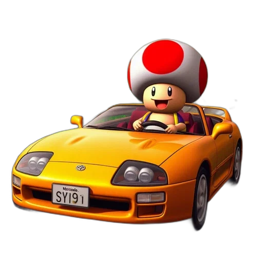 car, hat, animal, 3d render, concept art, pixel art, photorealistic, scene transparent PNG cut-out