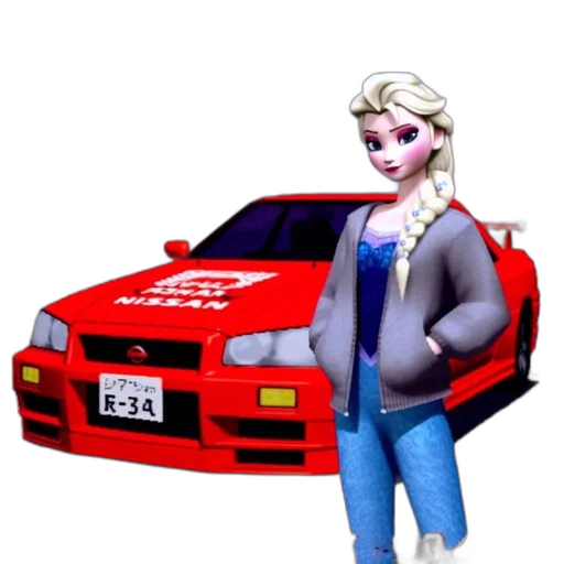 car, staff, robot, jacket, 3d render, concept art, cartoon, pixel art transparent PNG cut-out