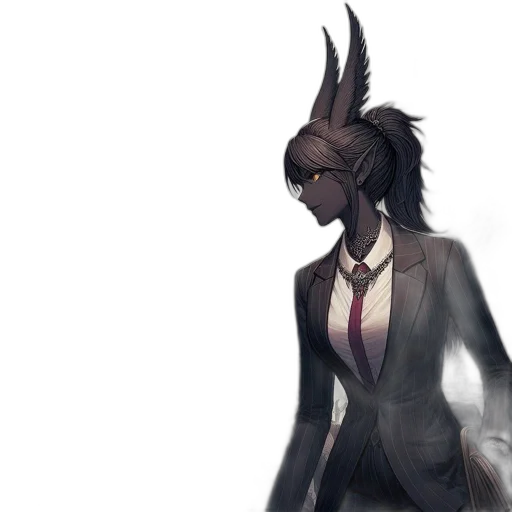 staff, mask, jacket, creature, concept art, fantasy art, pixel art, watercolor transparent PNG cut-out