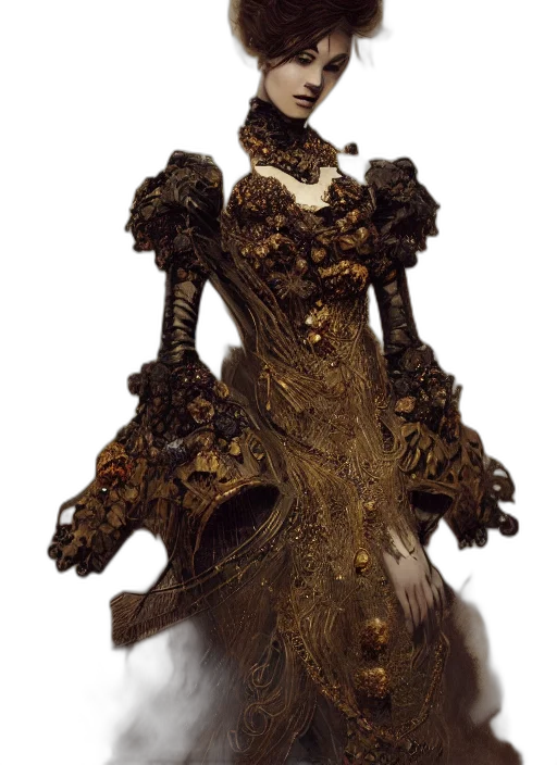 crown, dress, staff, jewelry transparent PNG cut-out