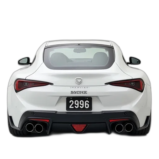 car, 3d render, photorealistic, registration transparent PNG cut-out