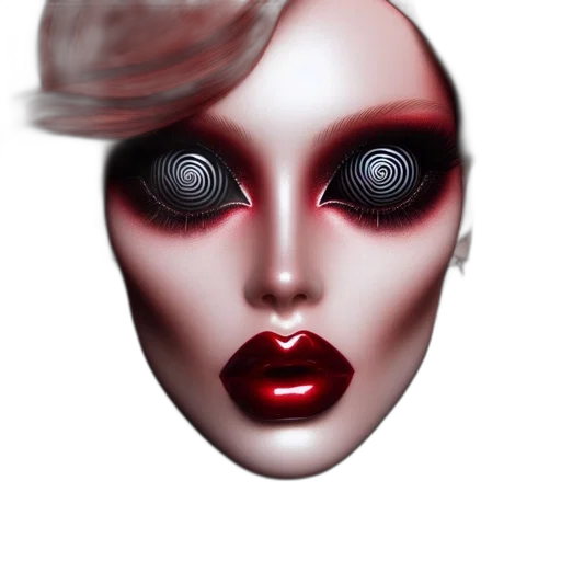 mask, face, creature, robot, photorealistic, 3d render, concept art, fantasy art transparent PNG cut-out