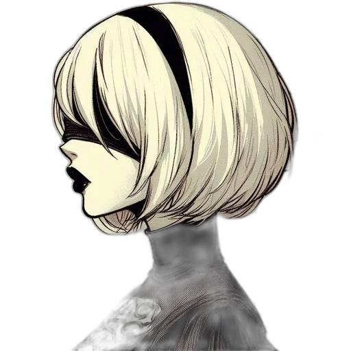 mask, face, hair, crown, concept art, anime, fantasy art, cartoon transparent PNG cut-out