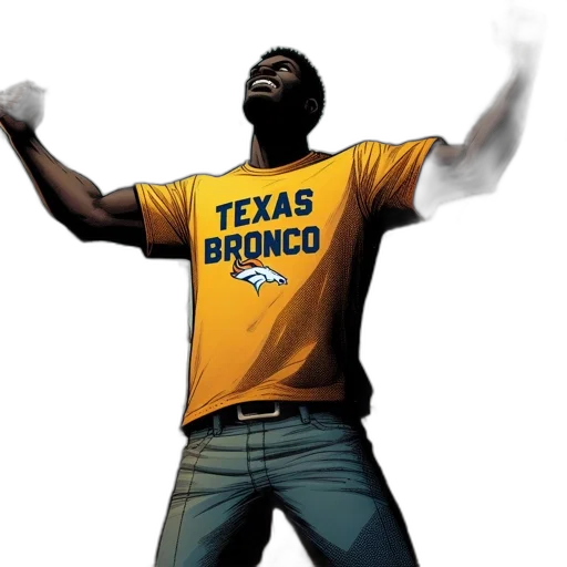 apocalyptic, scene, determined, man, stands, victorious, against, grotesque transparent PNG cut-out