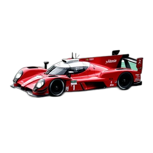 car, animal, 3d render, photorealistic, concept art, red, race, number transparent PNG cut-out