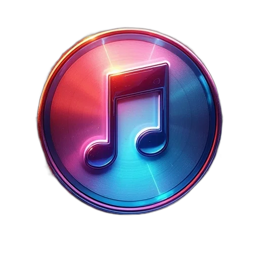 vaporwave, 3d render, neon, colorful, how, install, itunes, vlc transparent PNG cut-out