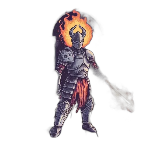mask, staff, jacket, dragon, concept art, fantasy art, comic book art, pixel art transparent PNG cut-out