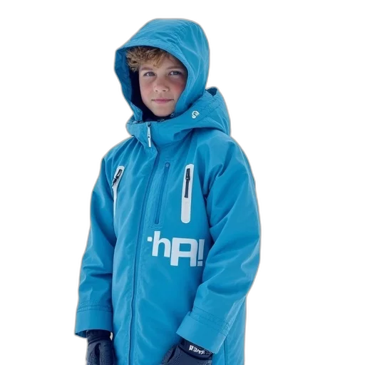 jacket, umbrella, staff, 3d render transparent PNG cut-out