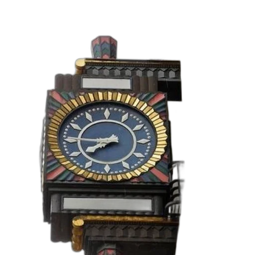 jewelry, furniture, 3d render, concept art, photorealistic, colorful, clock, blue transparent PNG cut-out