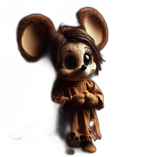 animal, jacket, creature, mask, 3d render, concept art, cartoon, fantasy art transparent PNG cut-out