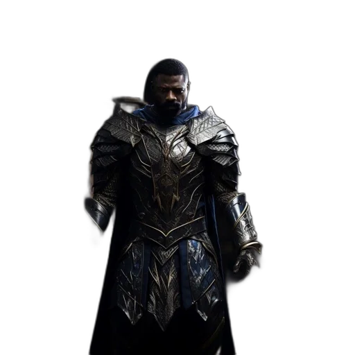 sword, staff, jacket, weapon, concept art, fantasy art, 3d render, comic book art transparent PNG cut-out