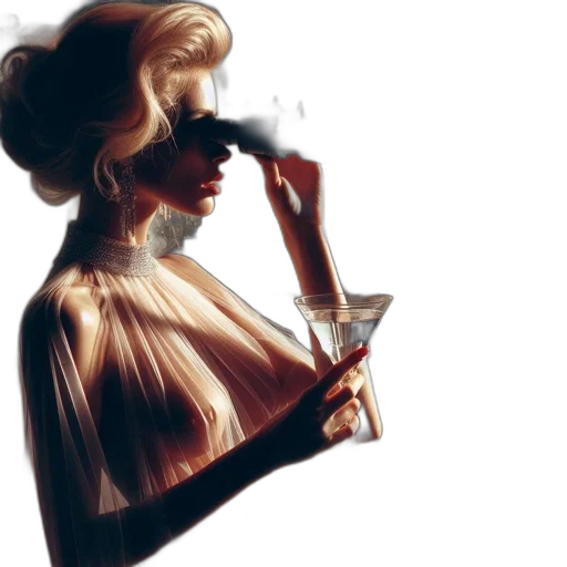 dress, photorealistic, concept art, oil painting, comic book art, fire, woman, sheer transparent PNG cut-out