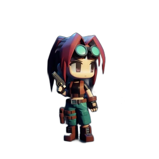 weapon, robot, staff, 3d render transparent PNG cut-out