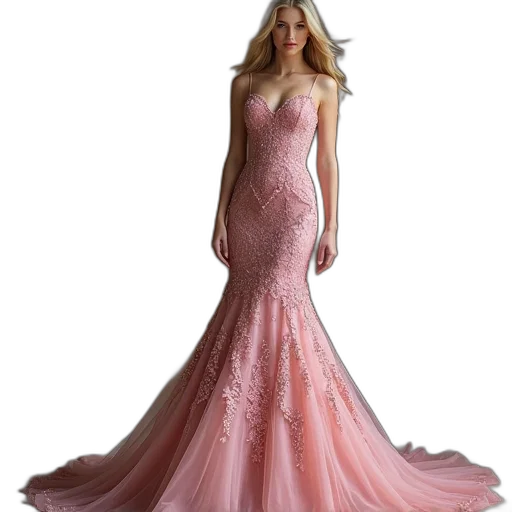 dress, mermaid, trumpet, gowns transparent PNG cut-out