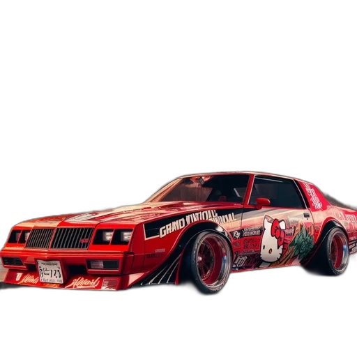 car, concept art, photorealistic, 3d render, pixel art, bustling, urban, street transparent PNG cut-out