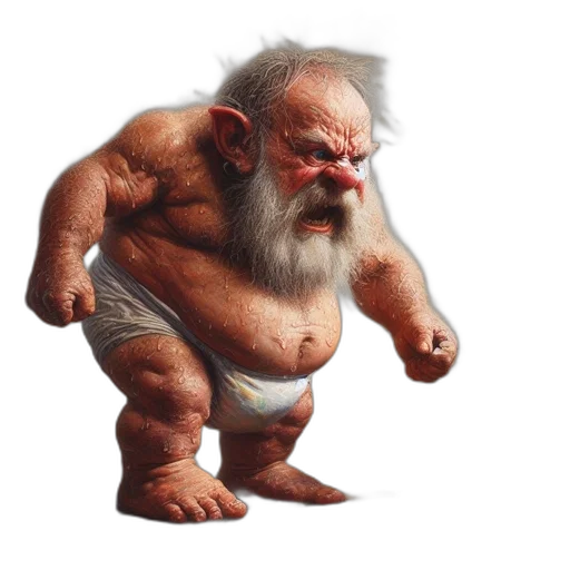 creature, animal, face, concept art, fantasy art, 3d render, photorealistic, old transparent PNG cut-out