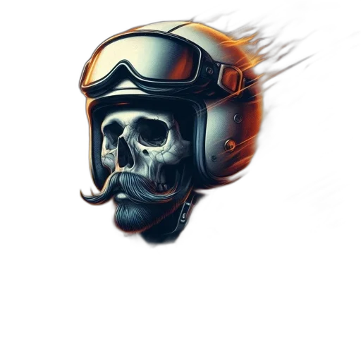 mask, face, robot, concept art, pixel art, fantasy art, photorealistic, flaming transparent PNG cut-out