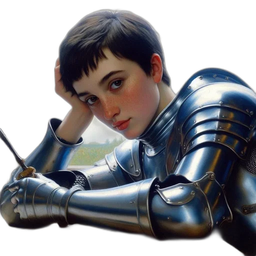 robot, sword, weapon, face, fantasy art, photorealistic, concept art, oil painting transparent PNG cut-out