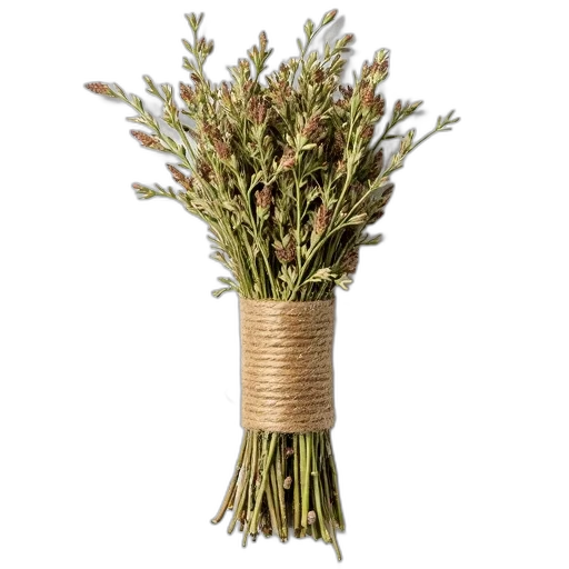crown, food, staff, flower, earth tones, bundle, dried, herbs transparent PNG cut-out