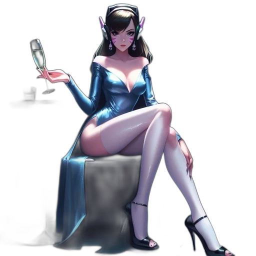 dress, staff, robot, weapon, concept art, fantasy art, comic book art, pixel art transparent PNG cut-out