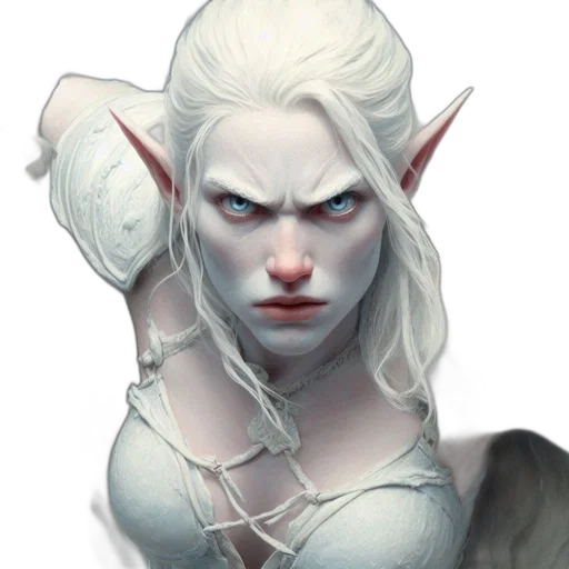 face, dragon, staff, fantasy art, concept art, comic book art, photorealistic, elven transparent PNG cut-out