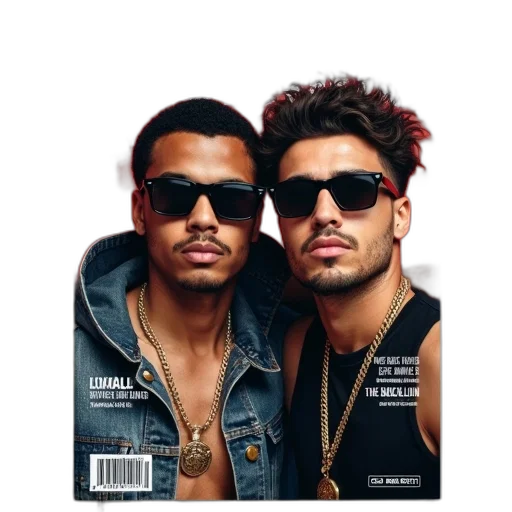 jacket, cover, magazine, titled, ciao2000, featuring, two, young transparent PNG cut-out