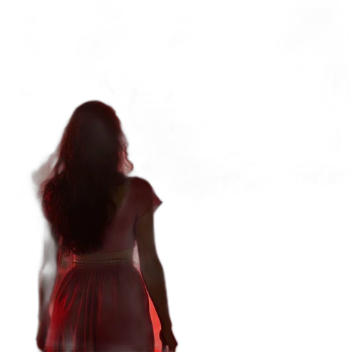 dress, staff, creature, robot transparent PNG cut-out