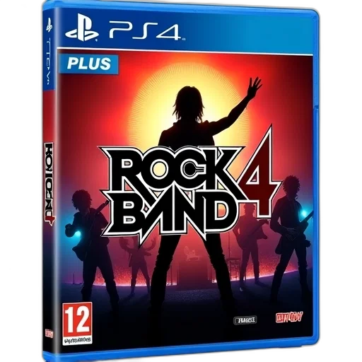 3d render, cover, art, video, game, rock, band, featuring transparent PNG cut-out