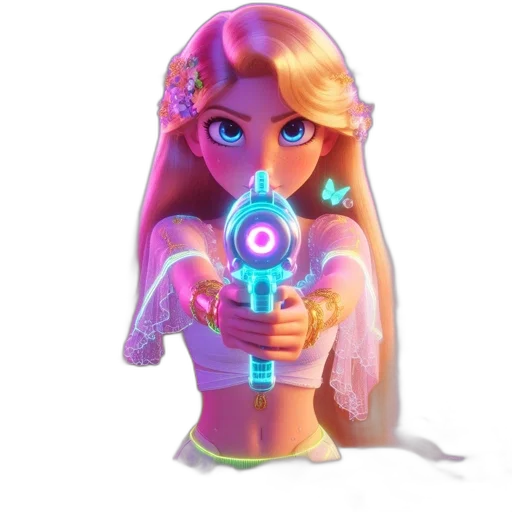 weapon, staff, dress, jewelry, concept art, 3d render, fantasy art, pixel art transparent PNG cut-out
