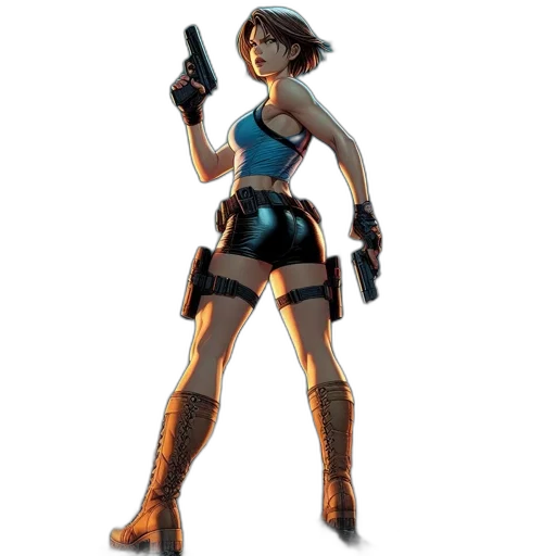 weapon, staff, concept art, 3d render, pixel art, comic book art, woman, combat transparent PNG cut-out