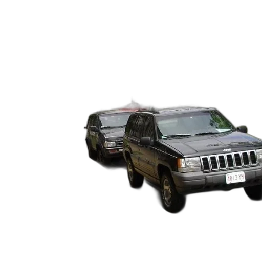 car, weapon, 3d render, photorealistic, concept art, black, jeep, parked transparent PNG cut-out