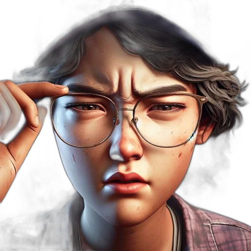 face, photorealistic, 3d render, concept art, comic book art, young, woman, wears transparent PNG cut-out