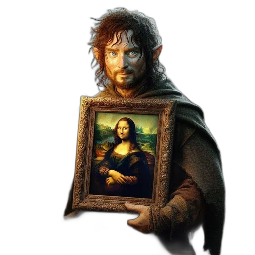 face, sword, fantasy art, oil painting, photorealistic, concept art, fire, mystical transparent PNG cut-out